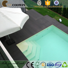 Bas prix wpc produits de plein air piscine wpc decking